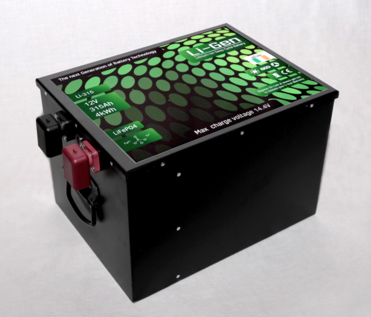 12 V 315 Ah Lithium Iron Phosphate | (LiFePO4) Li-ion Battery