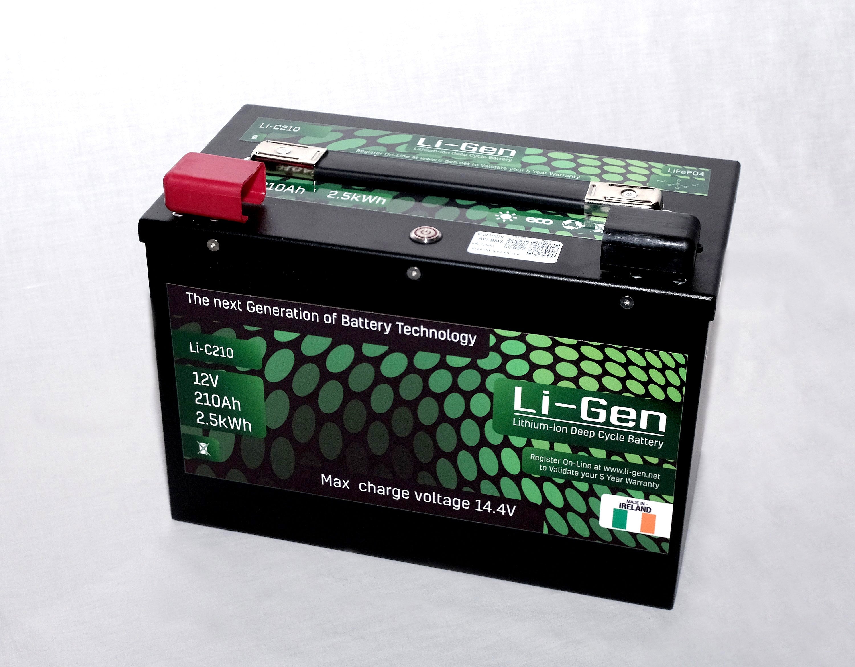 (LiFePO4) Li-ion Battery | 12 V 210 Ah Lithium Iron Phosphate Battery