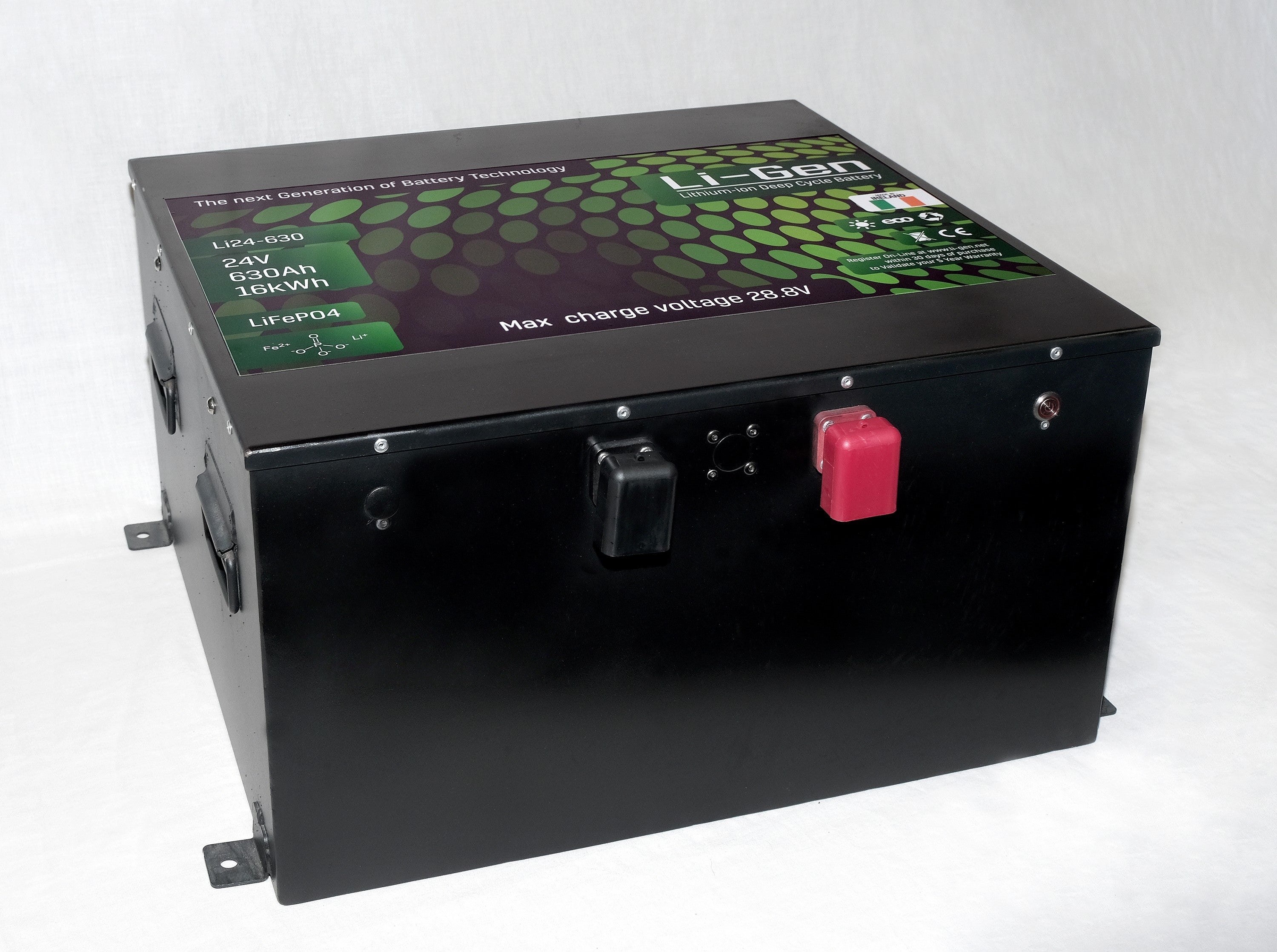 (LiFePO4) Li-ion Battery | 24 V 630 Ah Lithium Iron Phosphate Battery